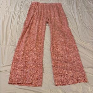 Floral Pink Pants
